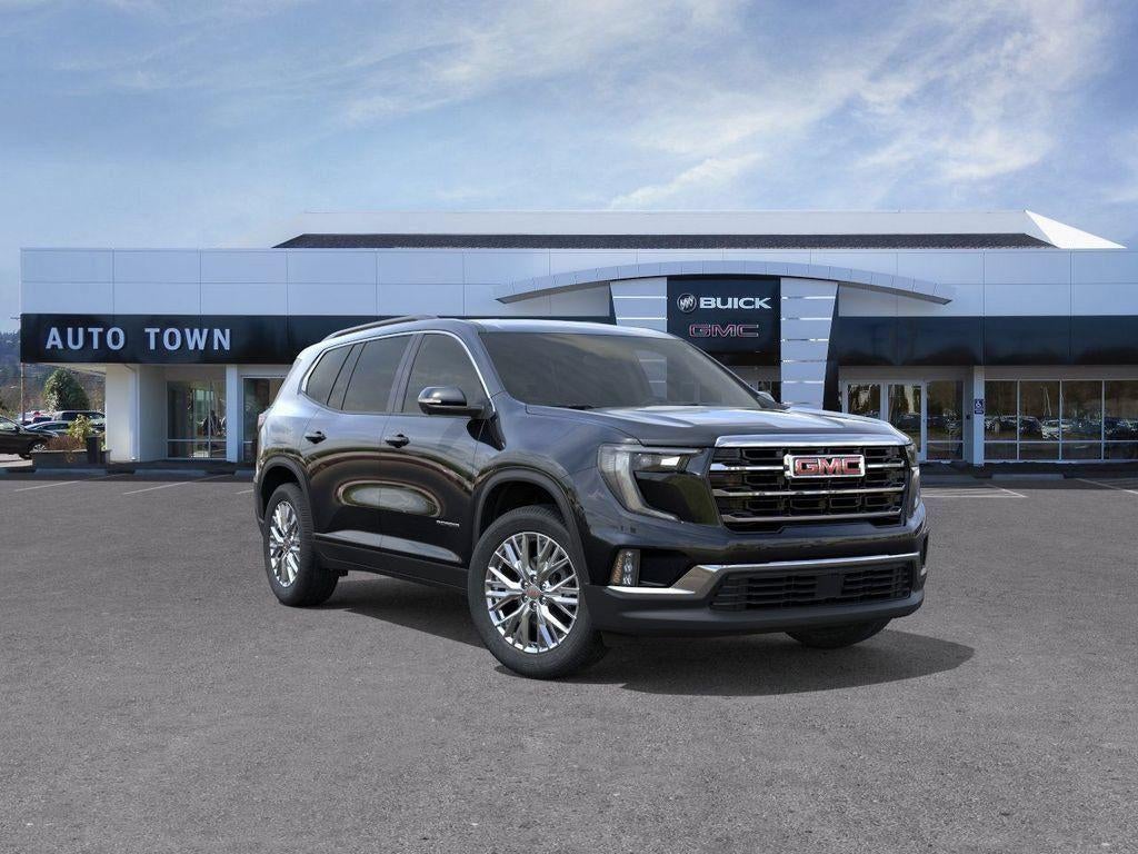 2026 GMC Acadia AWD Elevation in Ebony Twilight Metallic — front three-quarter view