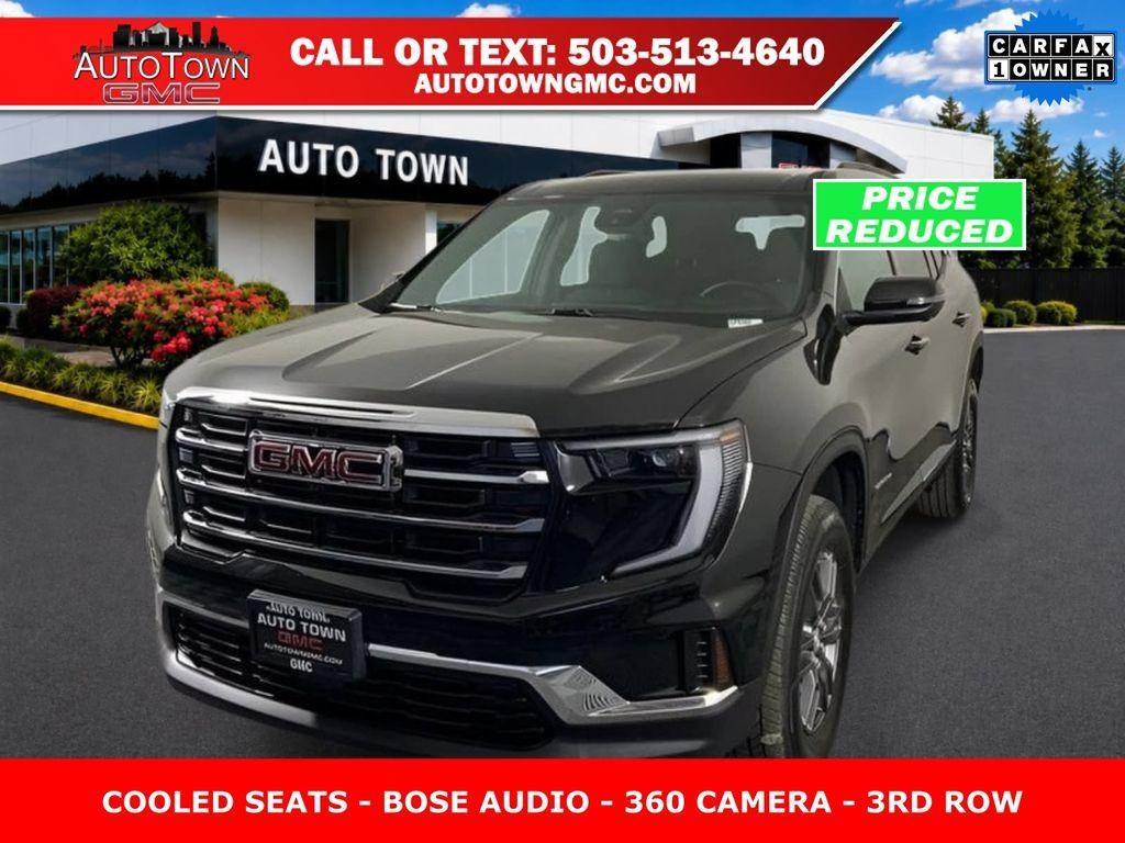 2025 GMC Acadia AWD Elevation in Ebony Twilight Metallic — front three-quarter view