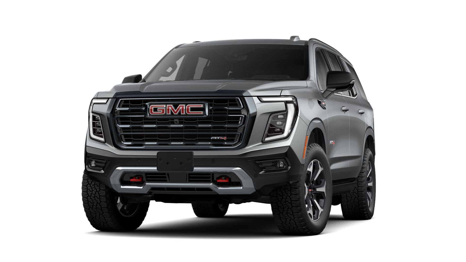 2026 GMC Yukon 4WD 4dr AT4 in Sterling Metallic — front three-quarter view