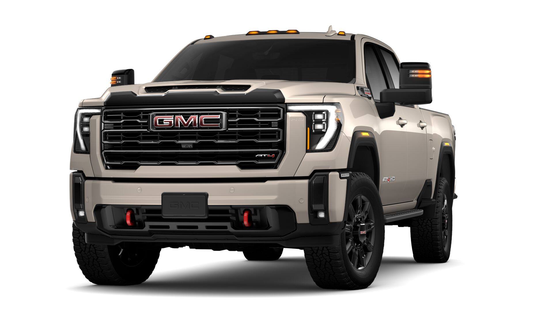 2026 GMC Sierra 3500 HD Base in Coastal Dune — front three-quarter view