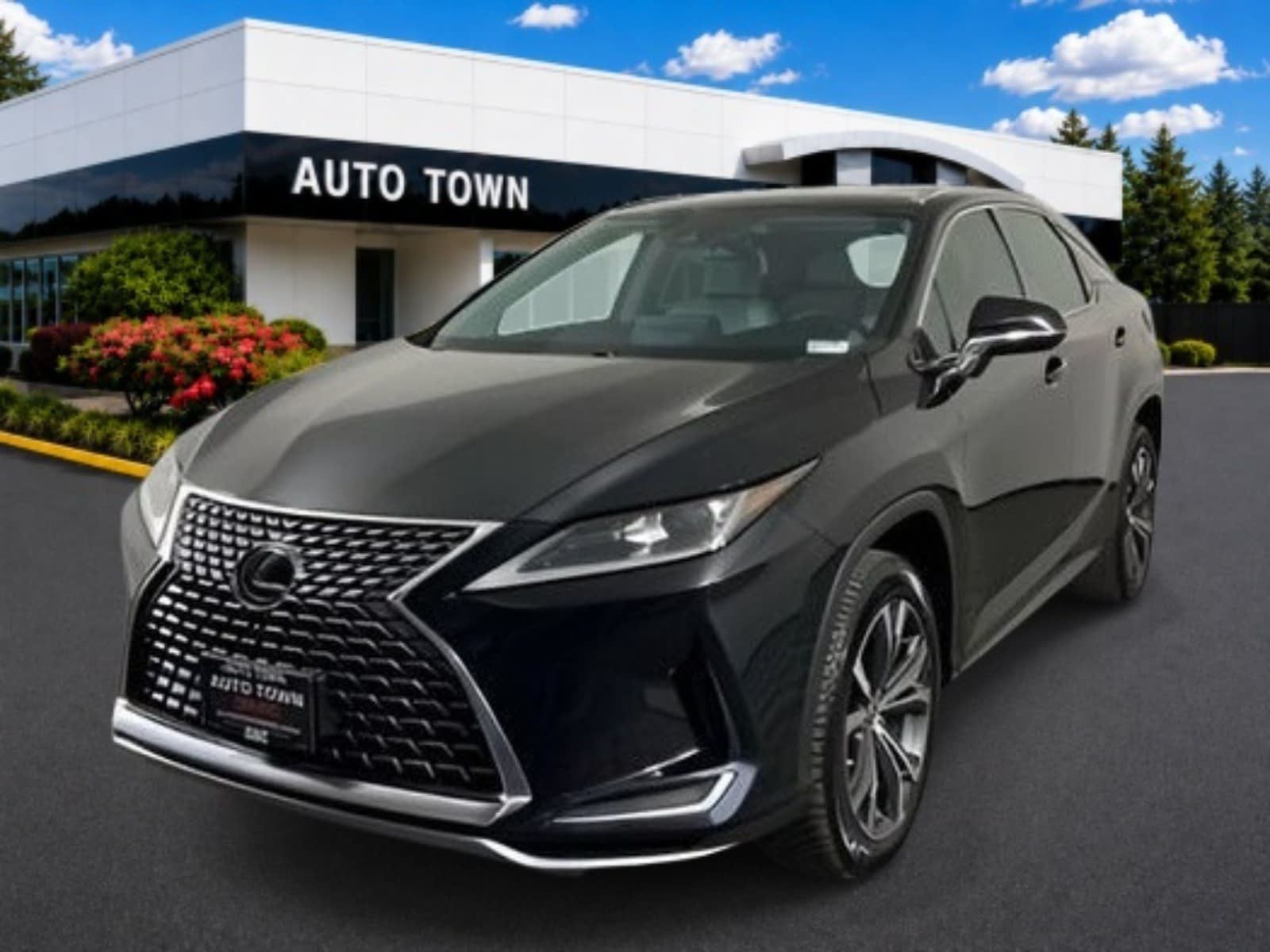 2021 Lexus RX 350 FWD in Black — front three-quarter view