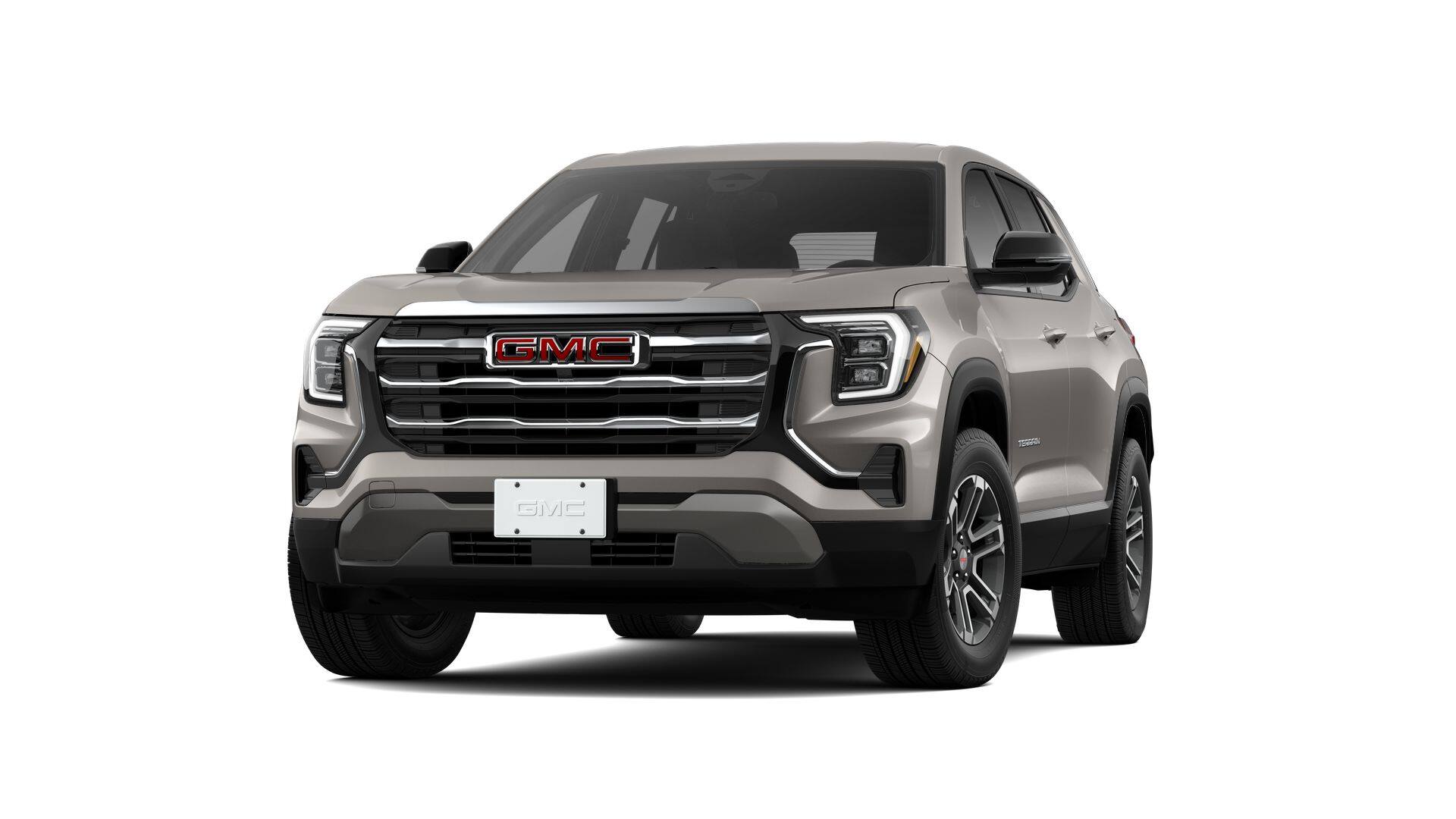 2026 GMC Terrain Base in Riverstone Metallic — front three-quarter view