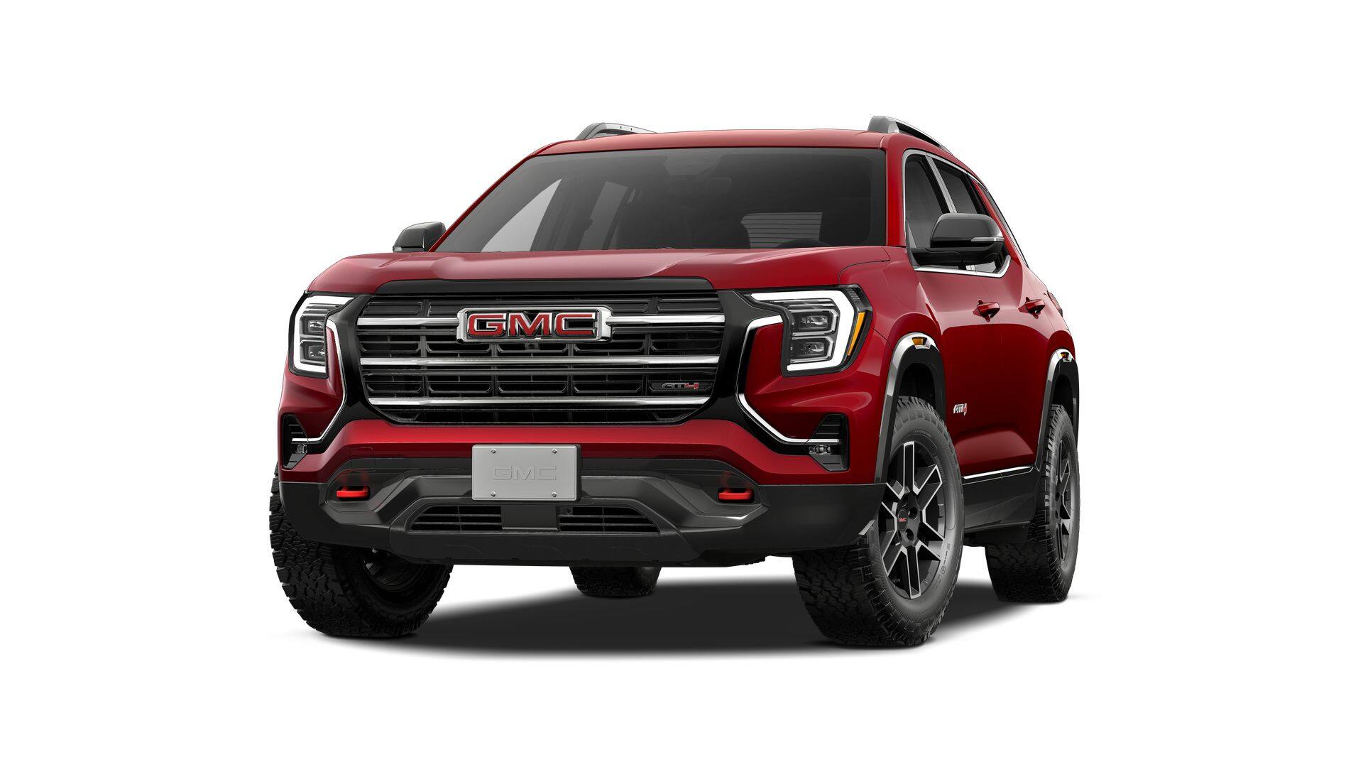 2027 GMC Terrain Base in Volcanic Red Tintcoat — front three-quarter view