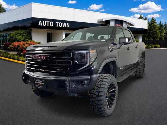 2026 GMC Sierra 1500 Crew Cab Short Box 4-Wheel Drive AT4X in Onyx Black — front three-quarter view